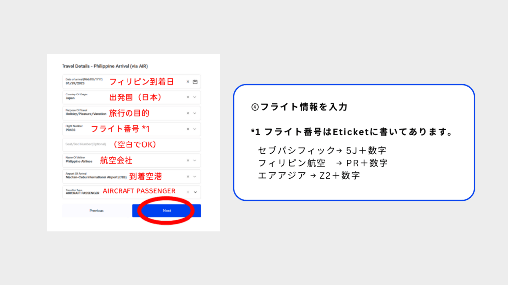 eTravelの登録画面